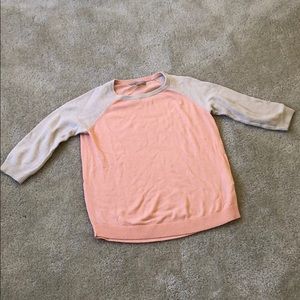 Banana republic cotton sweater quarter sleeve XS